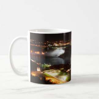 Taza De Café Luces de la noche de Niagara Falls