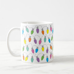 Taza De Café Luces de navidad