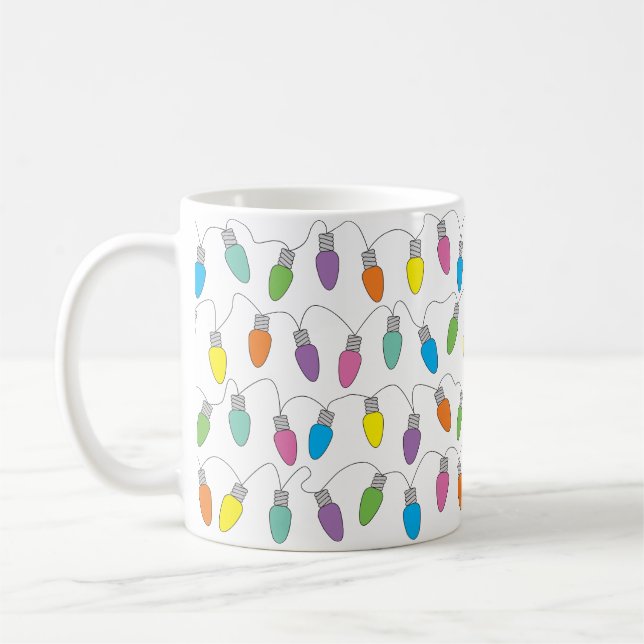 Taza De Café Luces de navidad (Izquierda)