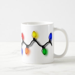 Taza De Café Luces de navidad