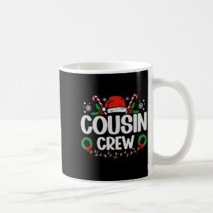 Taza De Café Luces de Navidad de la tripulación de primos Pijam