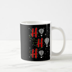 Taza De Café Luces de Navidad Ho Ho Ho Globo Aerostático Divert