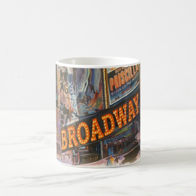 Taza De Café Luces de Neon de Broadway (Centro)