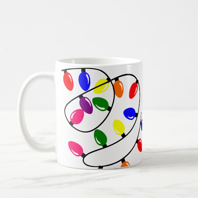 Taza De Café Luces entrelazadas (Izquierda)