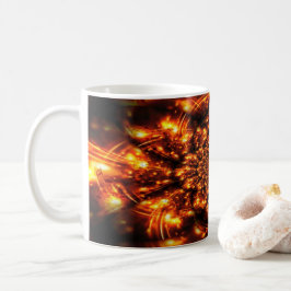 Taza De Café Luces esparcantes de oro