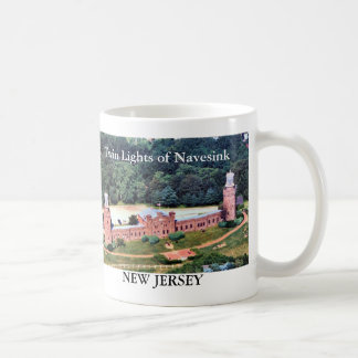 Taza De Café Luces gemelas de Navesink, New Jersey Mug