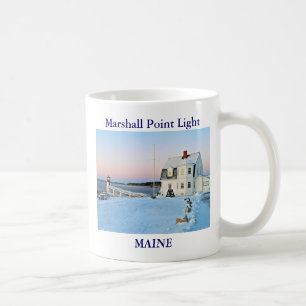 Taza De Café Luces Marshall Point, Maine
