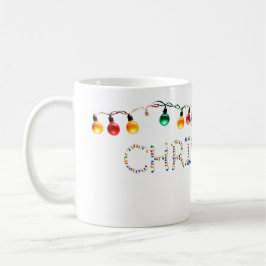 Taza De Café Luces navidades