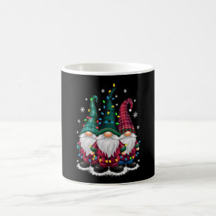 Taza De Café Luces Navideñas de Tres Gnomos Temporada Navideña