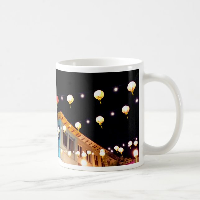 Taza De Café Luces sobre Chinatown (Derecha)