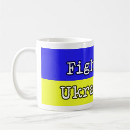 Taza De Café Lucha como ucranianos