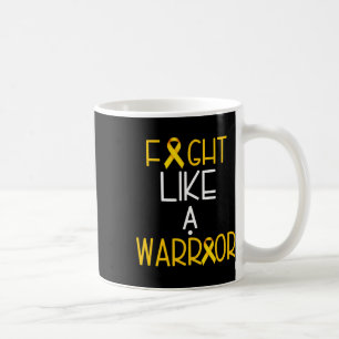 Taza De Café Lucha Como Un Guerrero Conciencia Del Cáncer Infan