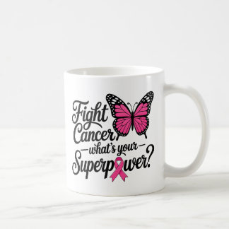 Taza De Café Lucha Contra el Cáncer Cuál es Tu Superpoder Marip