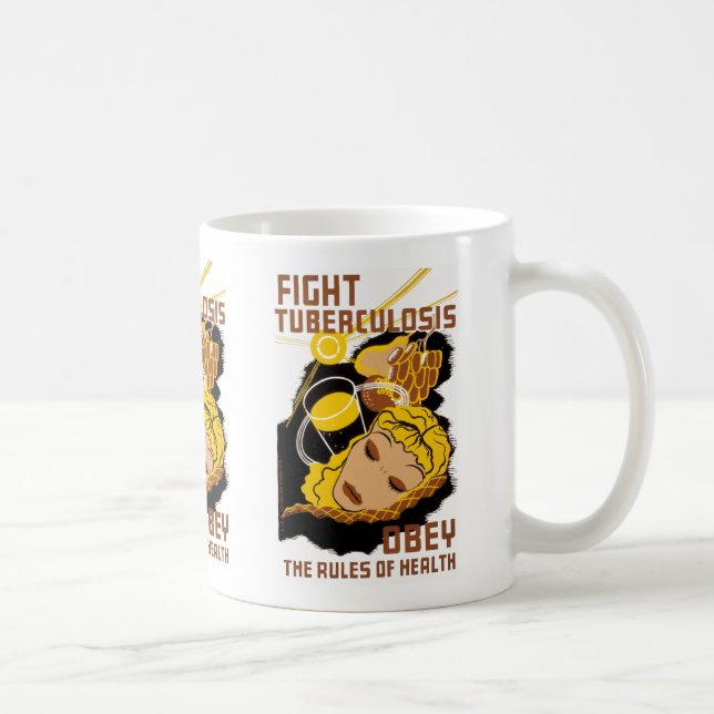 Taza De Café Lucha contra la tuberculosis (Derecha)