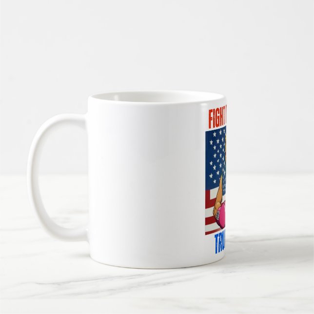 TAZA DE CAFÉ LUCHA DE LUCHA CONTRA TRUMP 2024 (Izquierda)