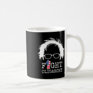 Taza De Café Lucha Oligarquía Sanders Y Aoc Libertad Us Anti Tr