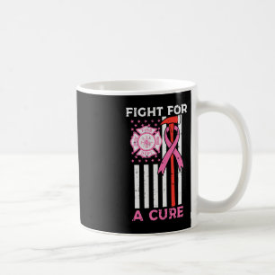 Taza De Café Lucha Por Una Cura Para El Cáncer De Mama De Bande