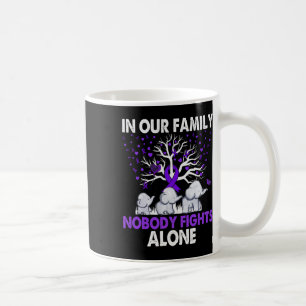Taza De Café Lucha Solo Familia Elefantes Alzheimerheimer Conci