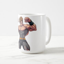 Taza De Café Luchador de Anime