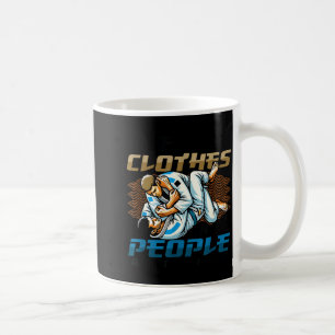 Taza De Café Luchador de Artes Marciales Judo Karate Brasileño