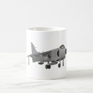 Taza De Café Luchador de Jet Sea Harrier