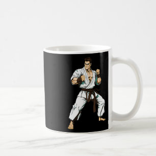 Taza De Café Luchador de Karate Kyokushin - Artes Marciales Jap