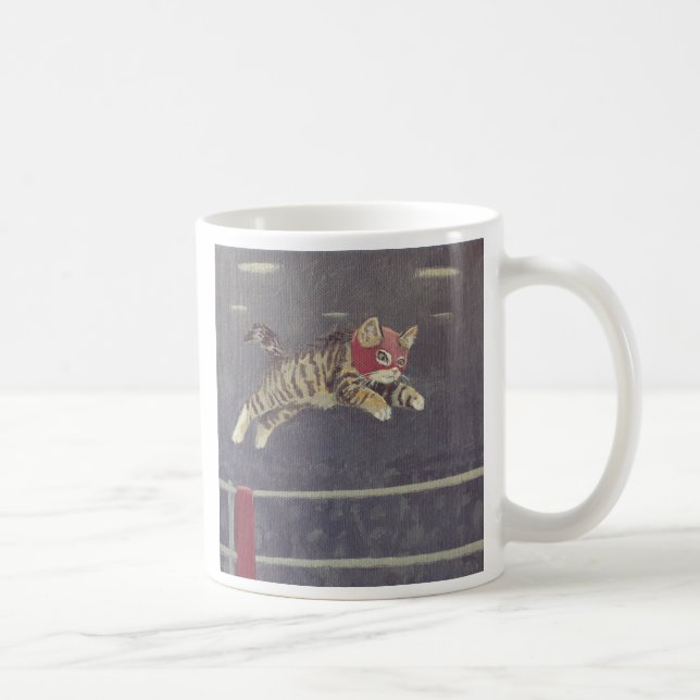 Taza De Café luchador Kitty (Derecha)