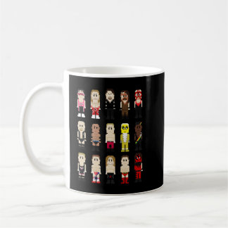 Taza De Café Luchadores de 8 bits y x27;97! Camiseta esencial