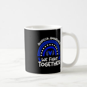 Taza De Café Luchamos Juntos Concienciación Alopecia Alopecia