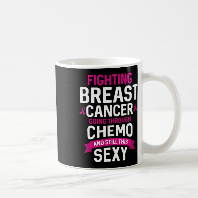 Taza De Café Luchando contra el cáncer y la quimioterapia contr (Derecha)