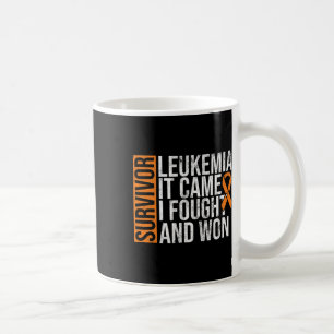 Taza De Café Luchar Contra La Leucemia Ganó Conciencia Sobre El