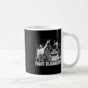 Taza De Café Luchar Contra La Oligarquía Y Protestar Contra Ber