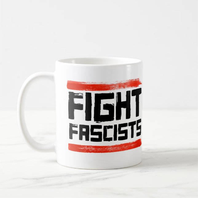 TAZA DE CAFÉ LUCHAR CONTRA LOS FASCISTAS (Izquierda)