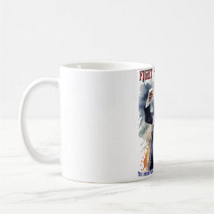 Taza De Café ¡Luchar! ¡Luchar! ¡Luchar! Leyenda de Trump