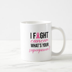 Taza De Café Lucho contra el cáncer: ¿Cuál es tu superpoder del