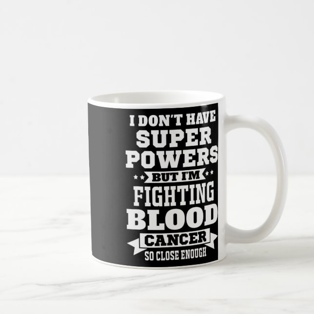 Taza De Café Lucho contra el cáncer de sangre por la conciencia (Derecha)