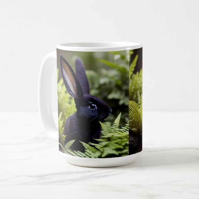 Taza De Café Lucifer el conejo negro: Un conjunto oscuro de tra (Anverso izquierdo)