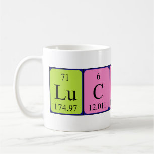 Taza De Café Lucius tabla periódica mug