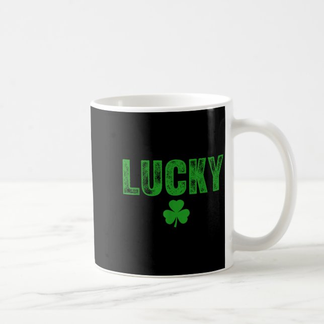 Taza De Café Lucky And Lucky Forer St Patricks Day  (Derecha)