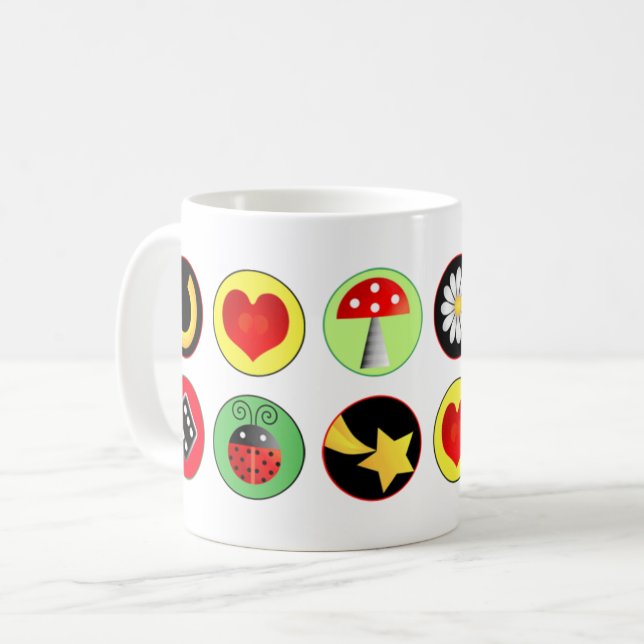 Taza De Café Lucky Dots Mug (Anverso izquierdo)