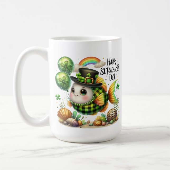 Taza De Café Lucky Fish- St. Patrick’s Day (Izquierda)