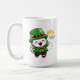 Taza De Café Lucky Leprechaun Cat