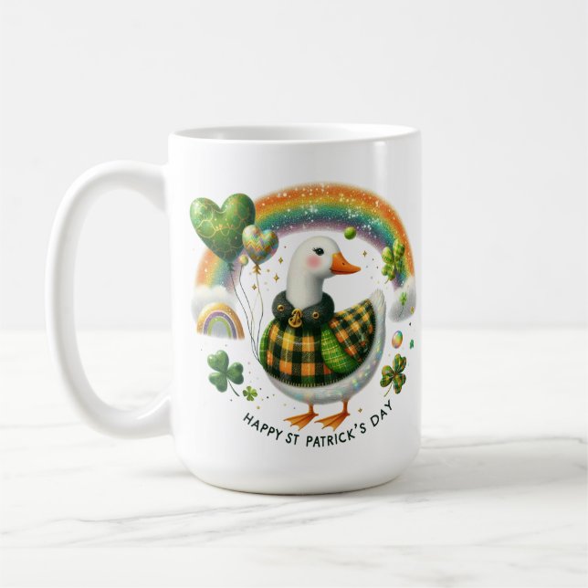 Taza De Café Lucky Little Duck- St. Patrick’s Day (Izquierda)