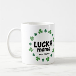 Taza De Café Lucky Mama Coffee Mug - Personalized Gift