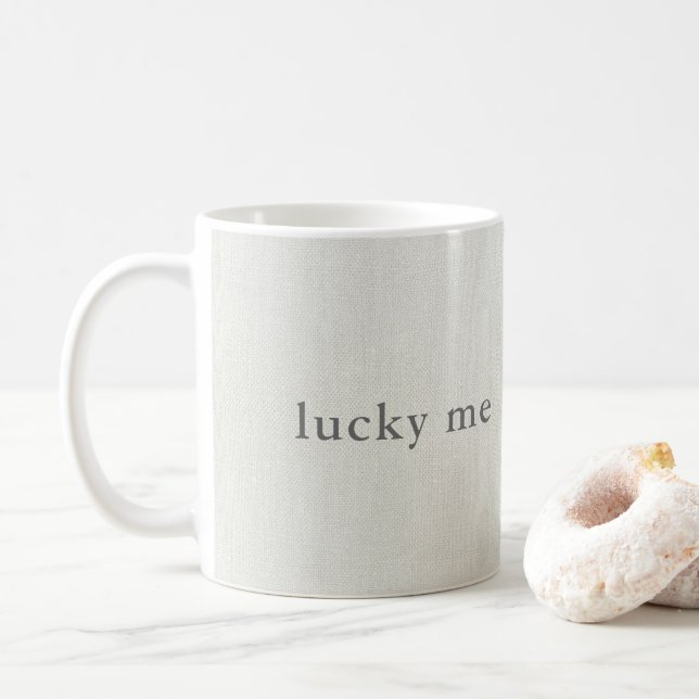 Taza De Café Lucky Me (Con donut)