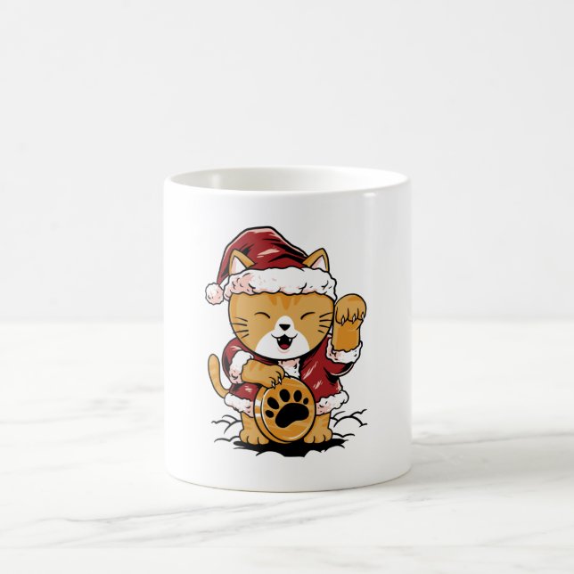 Taza De Café Lucky Meow (Centro)