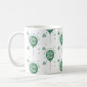 Taza De Café Lucky One cumpleaños St Patricks Day Trébol
