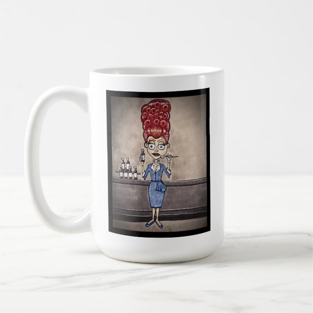 Taza De Café Lucy de Frankenstein (Izquierda)