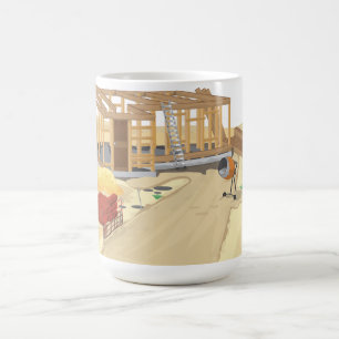 Taza De Café Lugar de construcción