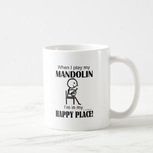 Taza De Café Lugar feliz de la mandolina